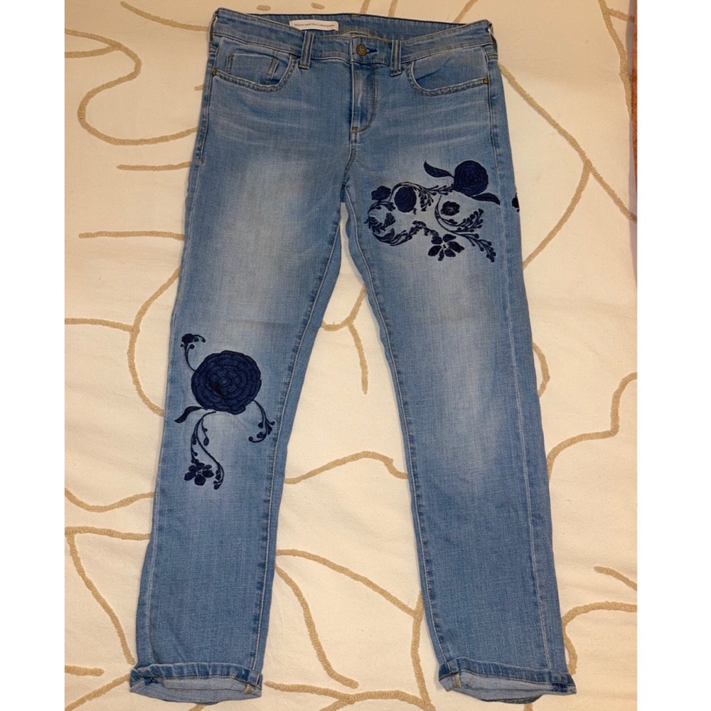 Anthropologie Capri Jeans Pilcro & the Letterpress